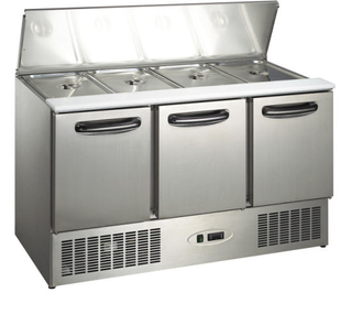 Mesa de ensalada de equipos de refrigeración para alimentos refrigerados (GRT-GS1382)